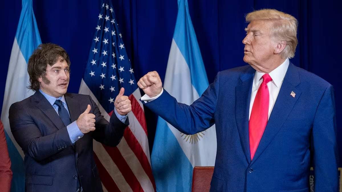 Javier Milei y Donald Trump. Fuente: (Instagram)