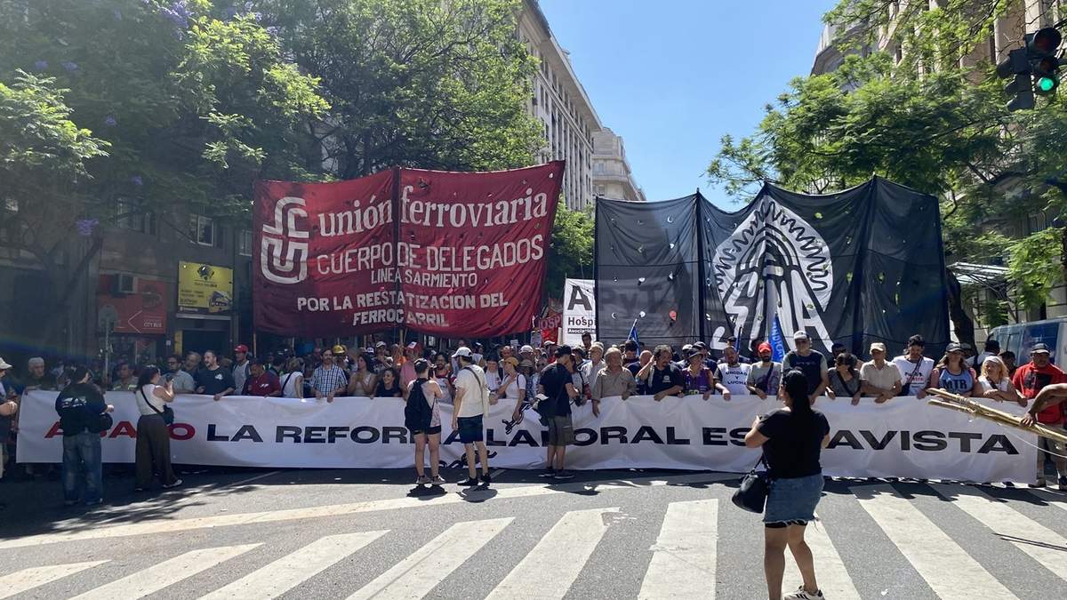 Marcha contra la Reforma Laboral