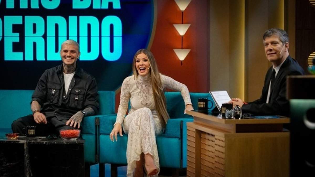 Mauro Icardi, China Suárez y Mario Pergolini en "Otro Día Perdido". Fuente: (Instagram)