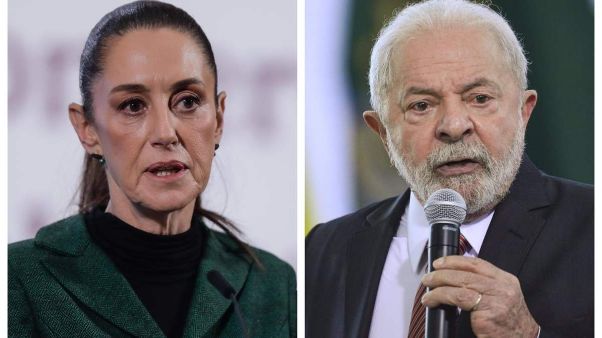 Claudia Sheinbaum y Luiz Inácio Lula da Silva