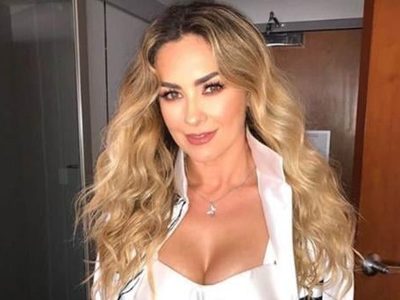 "¿No será mucho?": Aracely Arámbula lució su mejor atributo frente al espejo ¡Tremendo ángulo!