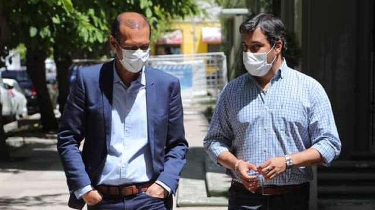 Gutiérrez y Koopmann analizaron obras proyectadas para Zapala. Fuente: (Twitter)