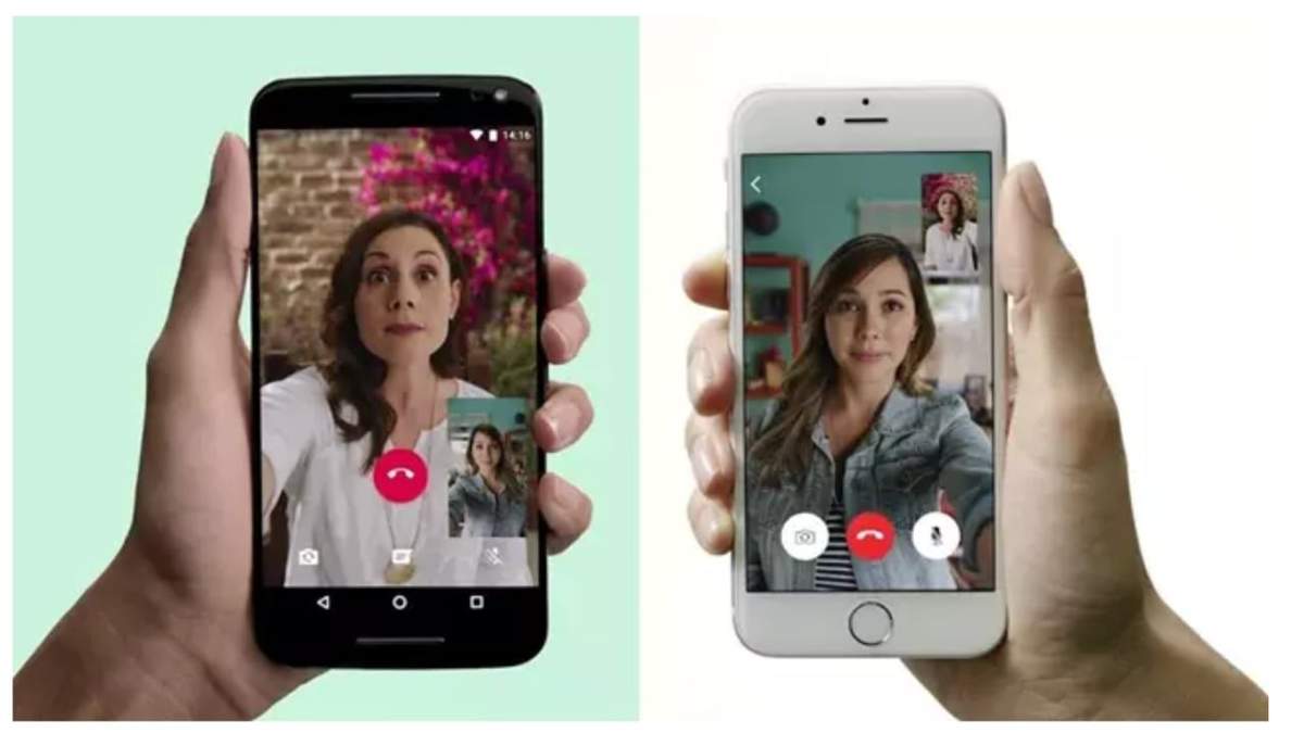 Una videollamada en Whatsapp