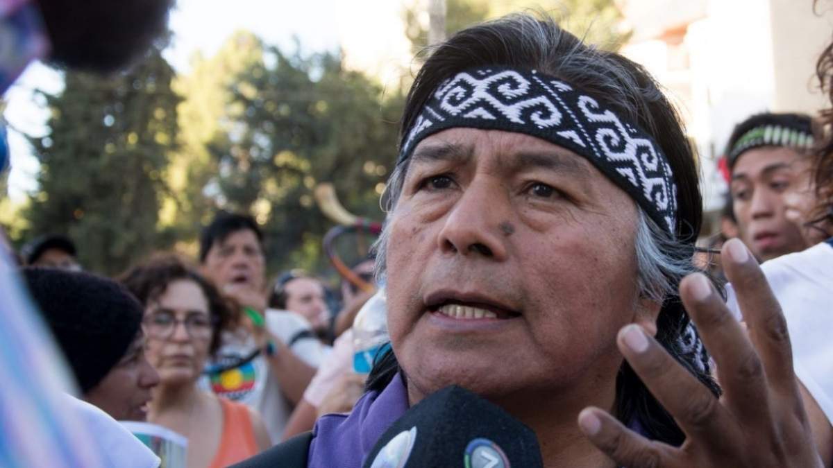 Jorge Nahuel, coordinador de la Confederación Mapuche de Neuquén. Fuente: (Facebook)