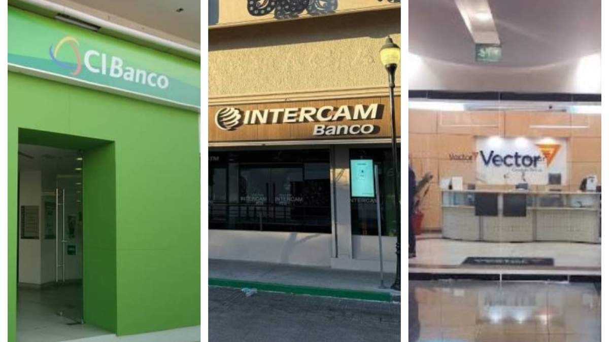 Sucursales de CI Banco, Intercam y Vector