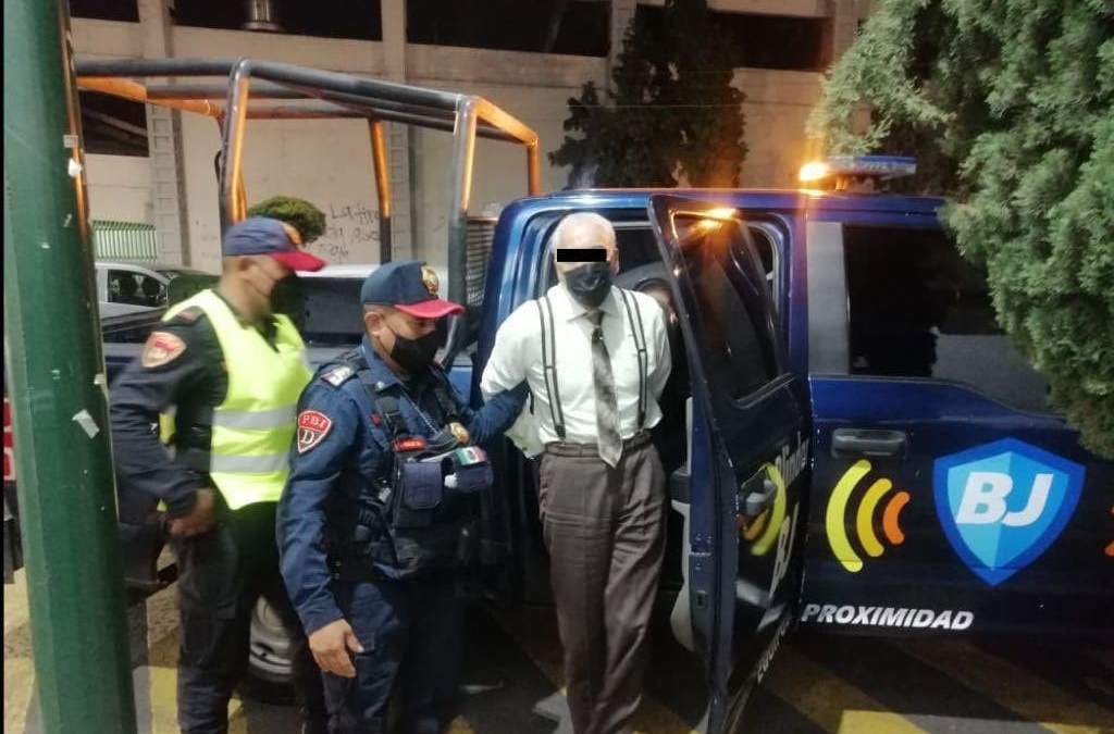 Jesús "N", al momento de su detención
