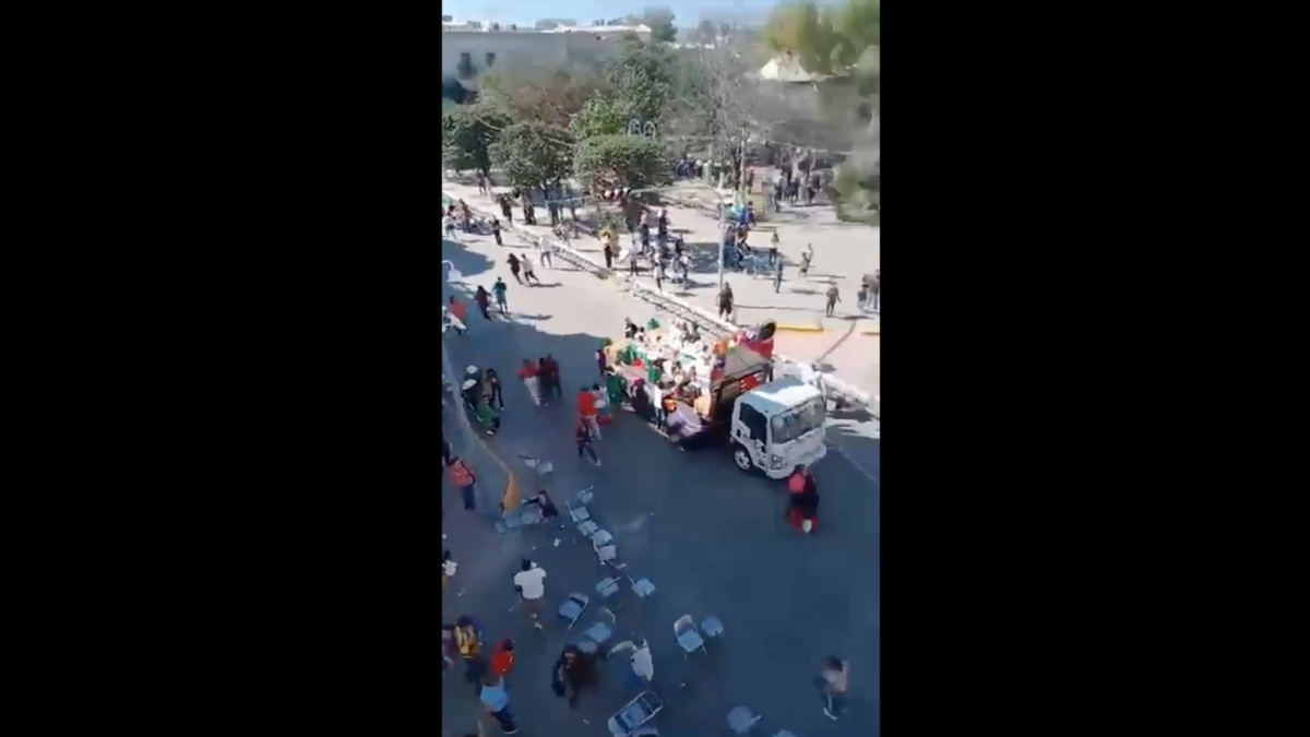 Uno de los videos que circularon  en redes