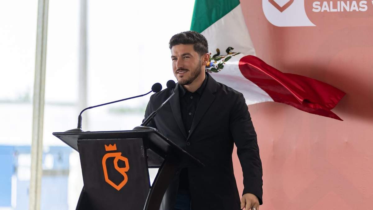 El gobernador de Nuevo León, Samuel García