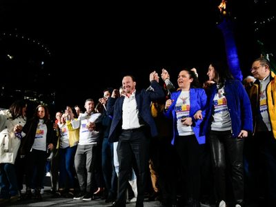 Taboada arrancó campaña con la notable ausencia de las dirigencias del PAN