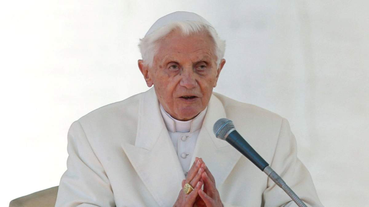 Benedicto XVI, papa emérito. Fuente: (Twitter)