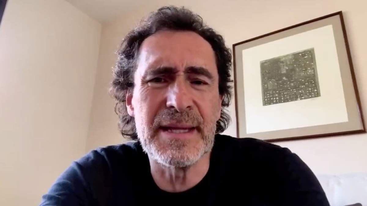 Demián Bichir, en el video que circula en redes sociales