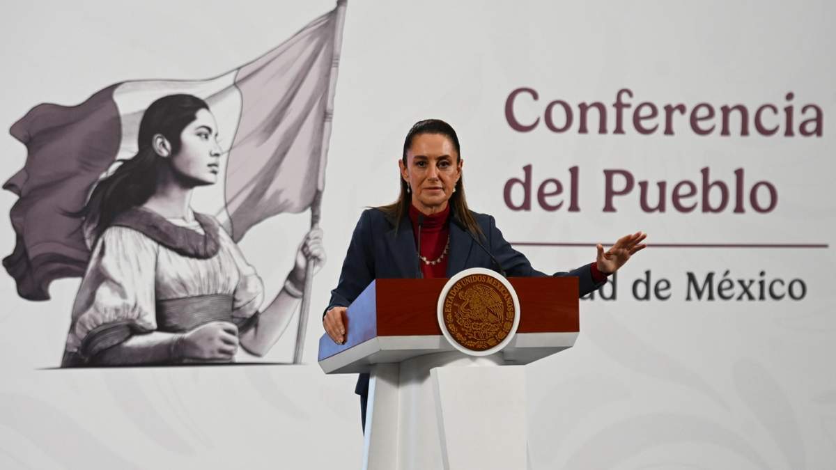 La presidenta Claudia Sheinbaum