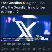 El diario The Guardian dejará de publicar su contenido en X por ser una red “tóxica”