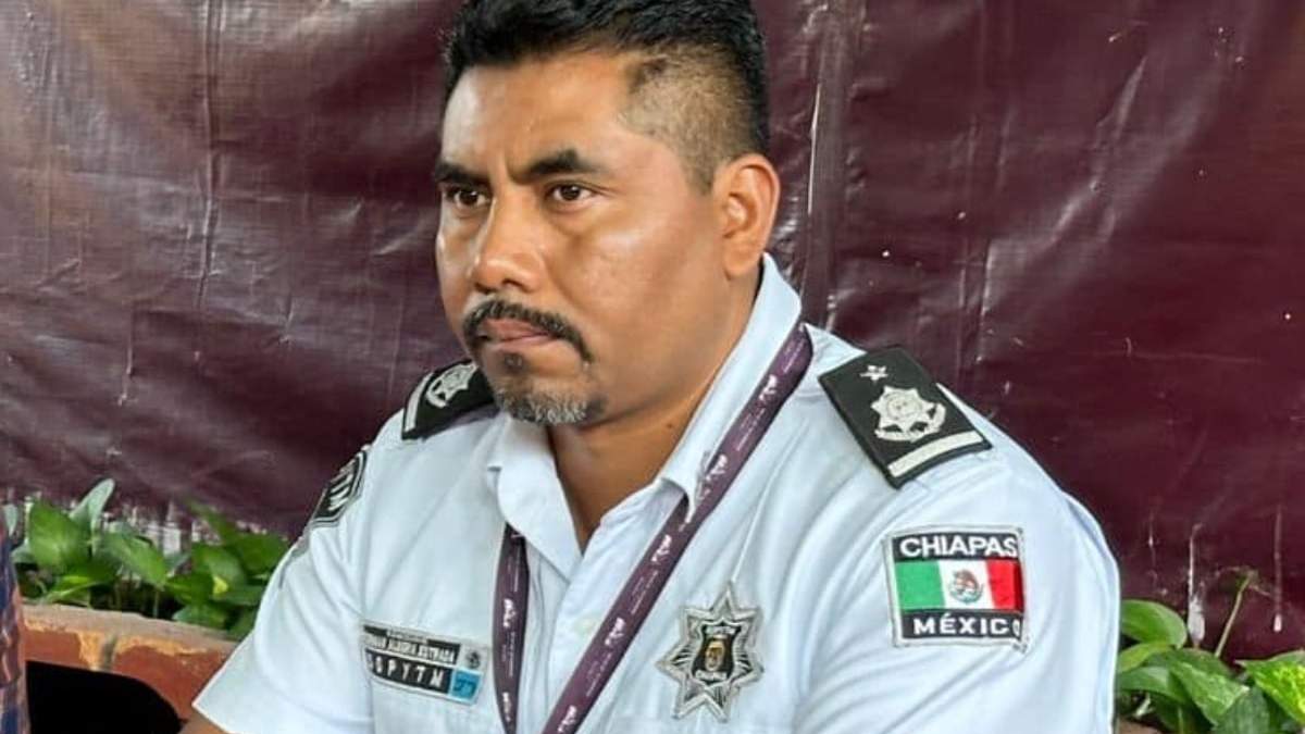 El secretario de Seguridad Pública Municipal de Berriozábal