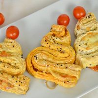Arbolitos de Navidad salados: prepará esta receta tan deliciosa con 1 tapa de pascualina, jamón y queso