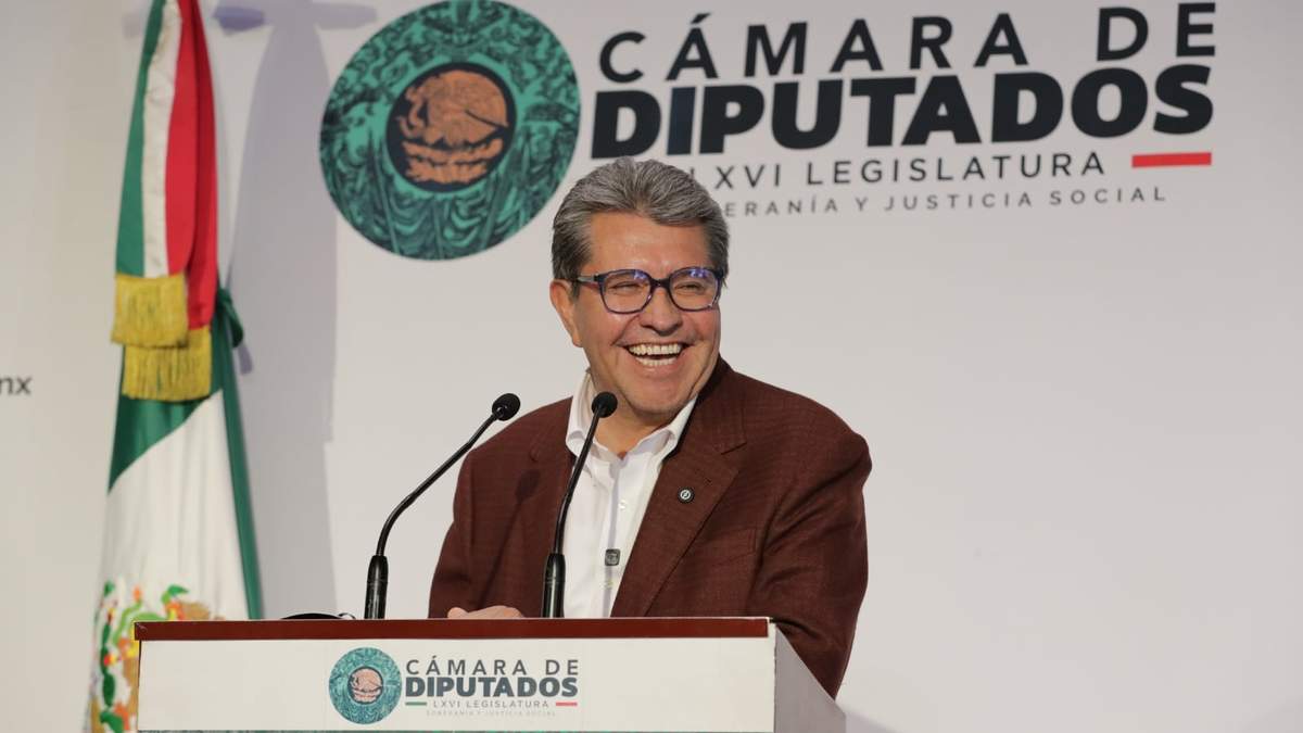 El diputado y coordinador de la Jucopo en la Cámara de Diputados, Ricardo Monreal
