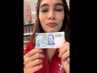 Estafan a cajera de Oxxo con billete falso de “520 pesos” (Video)