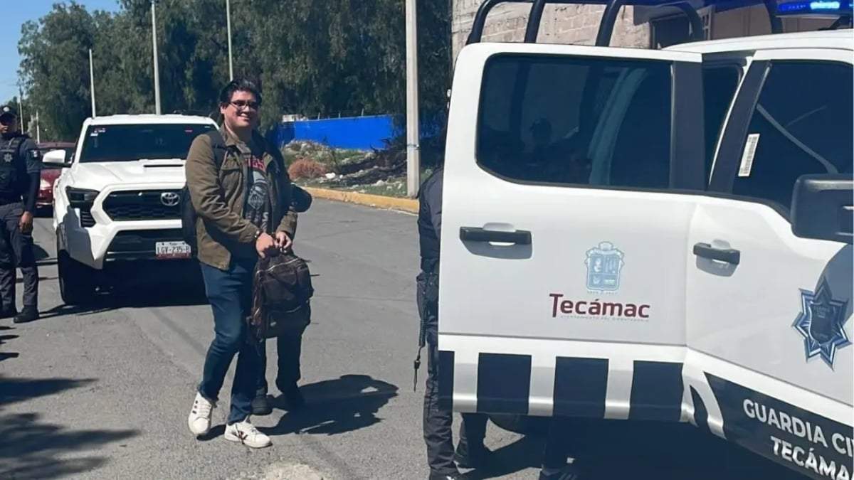 Los periodistas fueron trasladados por la Guardia Civil de Tecámac