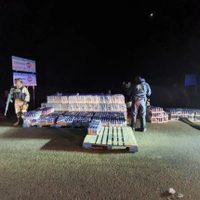 Incautan 780 kilos de droga oculta en latas de jugo en BC