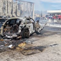 Suman 19 muertos por choque en la caseta San Marcos de la autopista México-Puebla