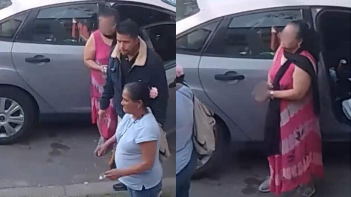 Una señora fue captada en video disparando contra tres personas durante una disputa por un inmueble en Chalco, Estado de México.