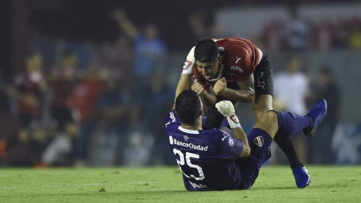 Campaña y Franco en Independiente. Fuente: (Twitter).