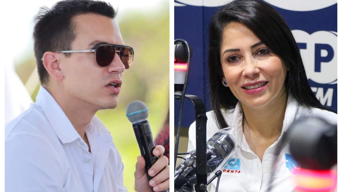 Daniel Noboa y Luisa González