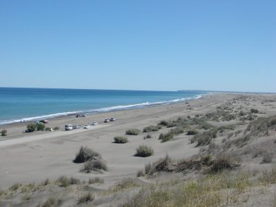 Bahía Creek, una playa paradisíaca en la costa rionegrina