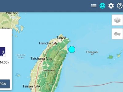 Terremoto de magnitud 7.0 sacude el noreste de Taiwán