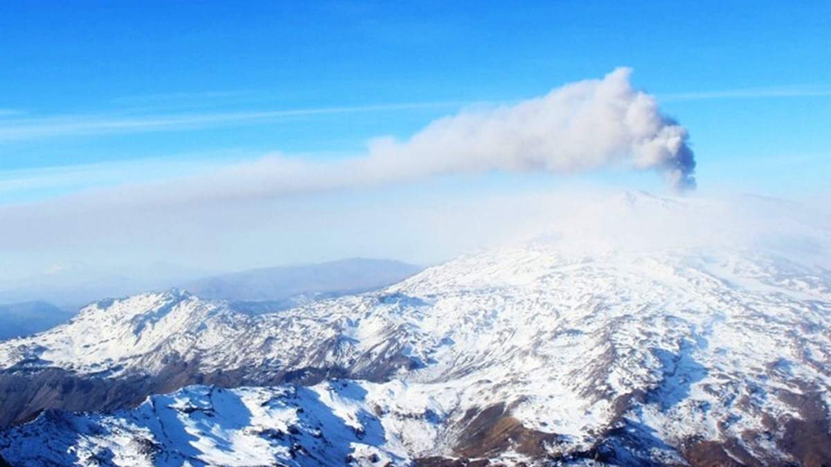 Volcán Copahue. Fuente: (Twitter)