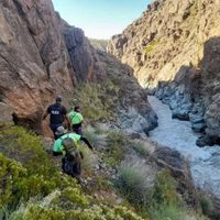 El Gobierno confirmó que no abandonará la búsqueda del joven criancero que cayó al río Varvarco