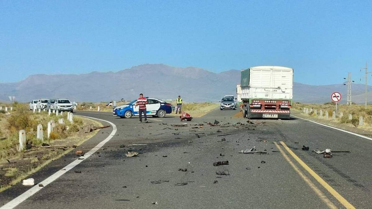 Policóa cortó el tránsito hasta el mediodía.  Fuente: (Vialidad Nacional)