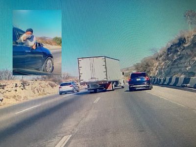 Así fue el asalto a un trasportista en la México-Querétaro; encañonan a quien graba el video