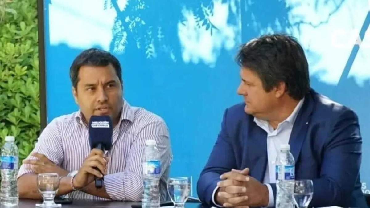 Carlos Koopmann junto a Mariano Gaido. Fuente: (Facebook)