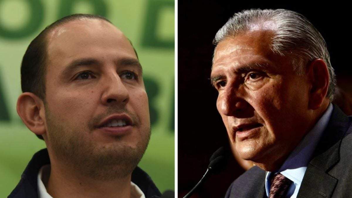 Marko Cortés y Adán Augusto López