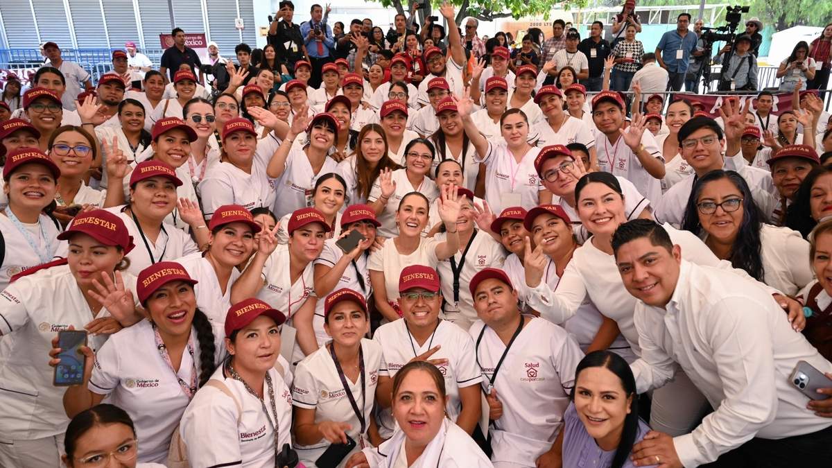 La presidenta Claudia Sheinbaum en San Luis Potosí