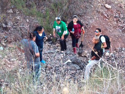 En el Cañón del Nacapule vamos a encontrar otras 10 fosas clandestinas: Las Rastreadoras