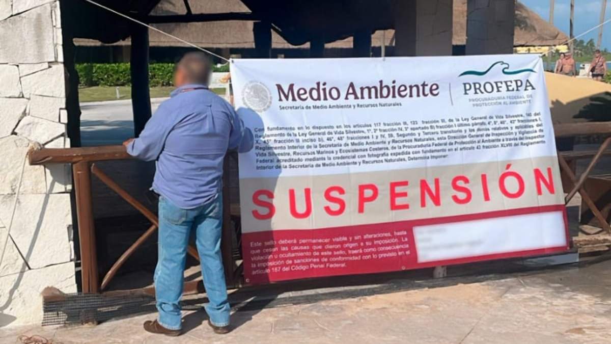 El aviso de suspensión