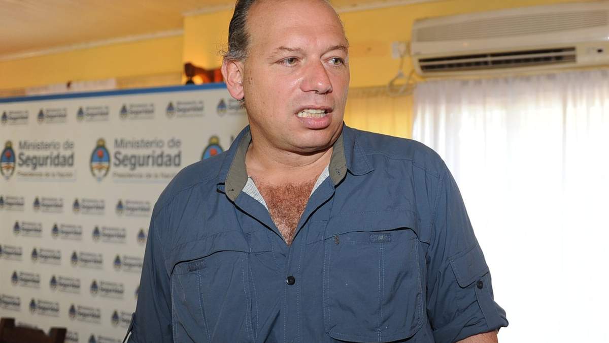 Sergio Berni, ministro de Seguridad de la Provincia de Buenos Aires. Fuente: (Twitter)