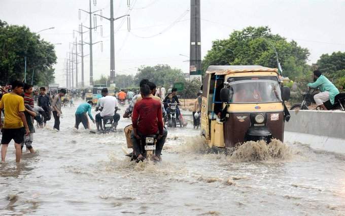 Inundaciones por lluvias en Pakistán