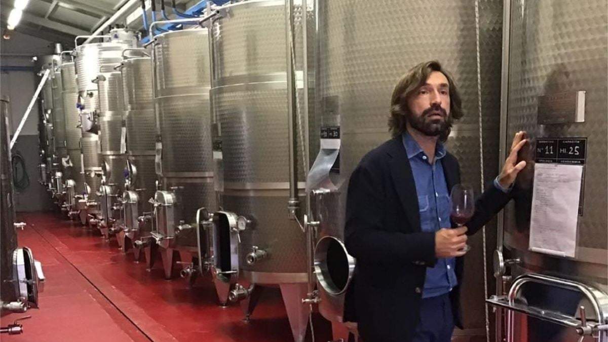 Los vinos de Andrea Pirlo en Brescia. Fuente; (Instagram)