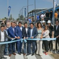 Gaido junto a Gutiérrez inauguró las nuevas paradas del Tren del Valle