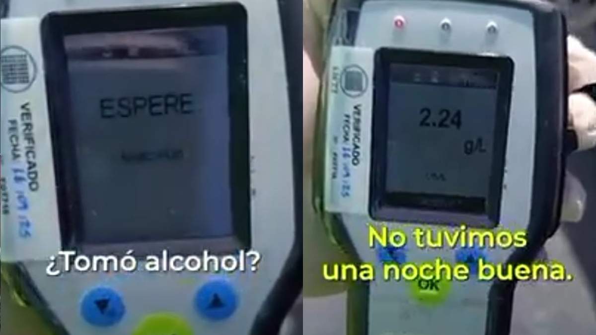 Manejaba con 2,24 gramos de alcohol en sangre y le retuvieron la licencia