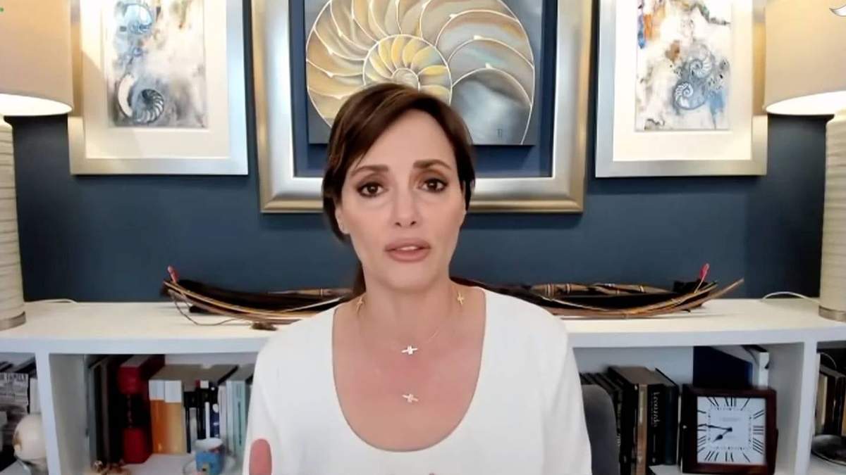 Lilly Téllez, en la sesión del martes del Senado