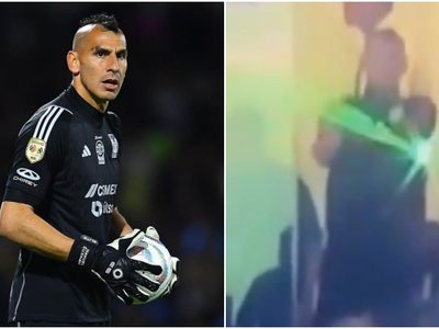 Esta es la sanción impuesta a Nahuel Guzmán por “disparar” un láser al portero de Rayados