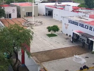 Usan un dron con explosivos para atacar la Secretaría de Seguridad Pública de Uriangato (Video)
