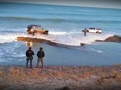 Chubut: infringió la cuarentena, se fue a pescar y mirá lo que le pasó. ¡Video!