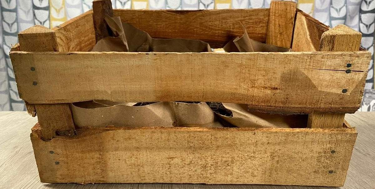 Cajones de verdulería. Fuente: (X)