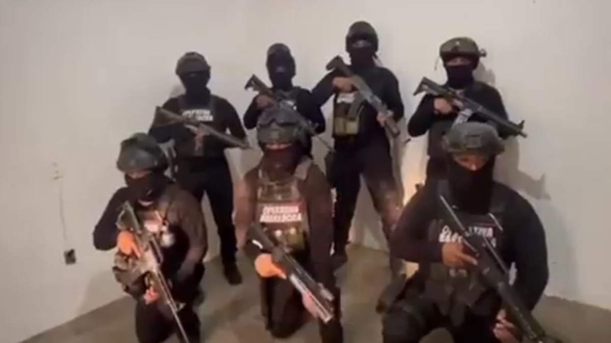 Los presuntos integrantes de La Barredora