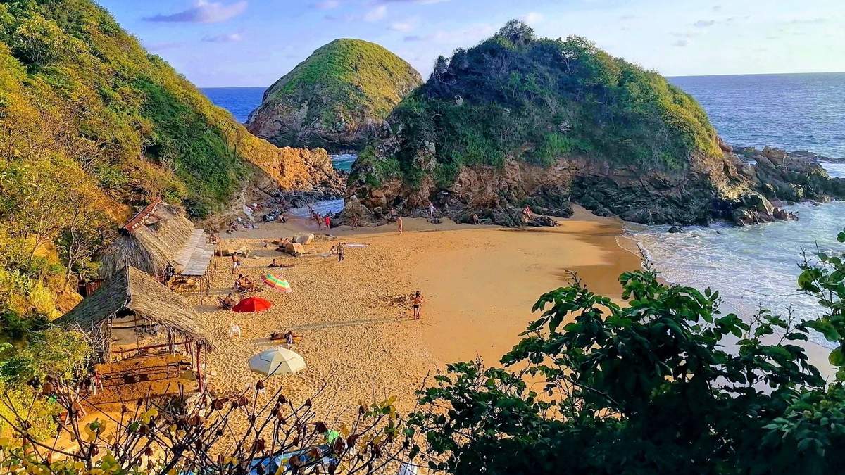 La Playa del Amor en Zipolite, Oaxaca
